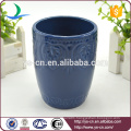 Living classical ceramic 7PCS blue bathroom accessories set